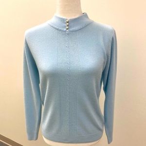 Super Soft Vintage Baby Blue Carol Reed Sweater